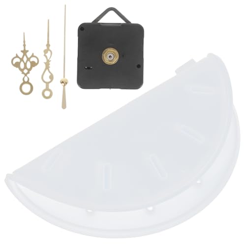 VALICLUD 1 Satz Epoxidharz Silikonform für DIY Uhren Rundes Uhrwerk mit Zeigersatz Flexibles Gießen für Wanduhren Installieren für Epoxidharz Dekoration von VALICLUD