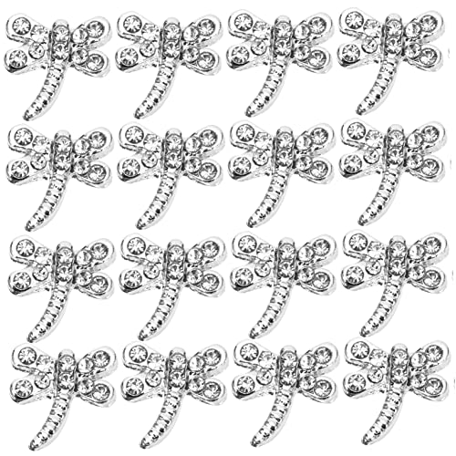 VALICLUD 1 Satz Legierungsschmuck -maniküre -aufkleber Nagel Charms Für Libelle Dekoration Libellen-nagelkunstdekor Charme Edelsteine Nagelkunst-anhänger Silver 20 Stück VALICLUD 1 Satz Legierungsschmuck -maniküre -aufkleber Nagel Charms Für Libelle Dekoration Libellen-nagelkunstdekor Charme Edelsteine Nagelkunst-anhänger Silver 20 Stück von VALICLUD