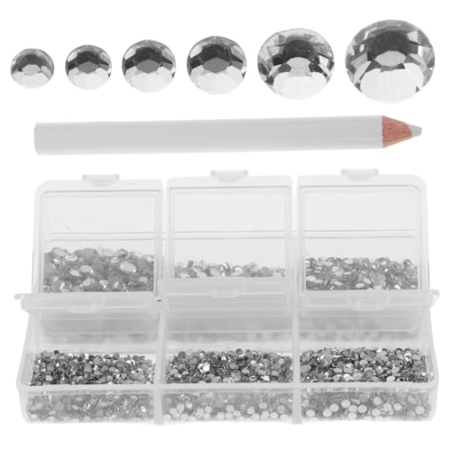VALICLUD 1 Satz Maniküre-Strass-Set Kit für Nagelzubehör Strasssteine für Nägel Nagelsteine Bogen-Nagel-Charms rosa Strasssteine zum Verzaubern Nagel Charme Glas Silver VALICLUD 1 Satz Maniküre-Strass-Set Kit für Nagelzubehör Strasssteine für Nägel Nagelsteine Bogen-Nagel-Charms rosa Strasssteine zum Verzaubern Nagel Charme Glas Silver von VALICLUD