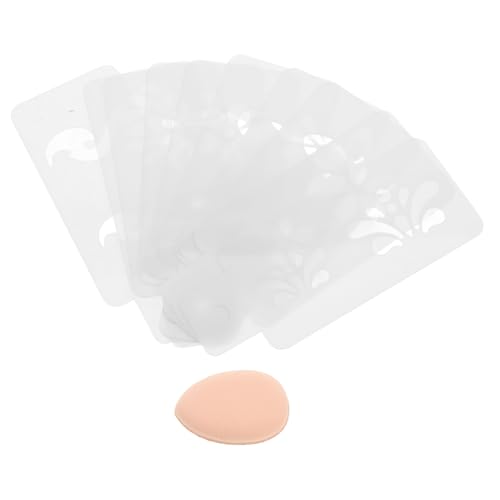VALICLUD 1 Satz Schminkvorlage Kreativ Halloween Make-up-Stirn-Schablone Malschablonen professionelle Gesichtsbemalung Schminkschablone Schminken Haarspangen PVC Weiß VALICLUD 1 Satz Schminkvorlage Kreativ Halloween Make-up-Stirn-Schablone Malschablonen professionelle Gesichtsbemalung Schminkschablone Schminken Haarspangen PVC Weiß von VALICLUD