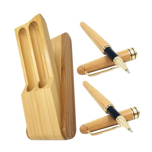 VALICLUD 1 Satz Stift-Set Kalligraphie-Übungsstift Signierstifte für Unternehmen Reisestift Multifunktionsstift Signierstifte für wiederverwendbarer Füllfederhalter Bambus von VALICLUD