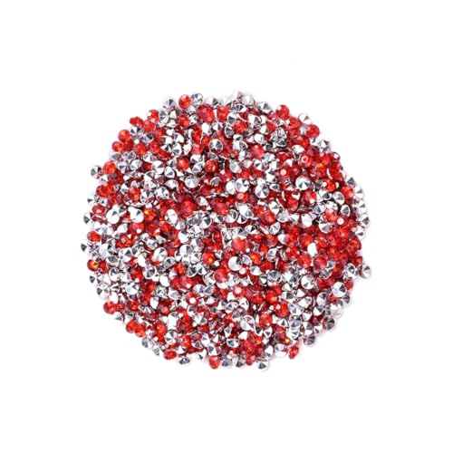 VALICLUD 1 Satz Transparente Acrylspitzen Kristallrhinestones Für Hochzeitsdeko Bastel Und Schmuckzubehör Rot Mit Silberbeschichtung 1000 Stück VALICLUD 1 Satz Transparente Acrylspitzen Kristallrhinestones Für Hochzeitsdeko Bastel Und Schmuckzubehör Rot Mit Silberbeschichtung 1000 Stück von VALICLUD