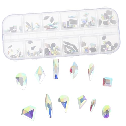 VALICLUD 1 Schachtel Diy Rhinestones Maniküre Dekorationsset Box mit Ab Glassteinen für Nagelkunst Basteln und Kreative Projekte für Glitzernde Nail Art und Handwerksprojekte VALICLUD 1 Schachtel Diy Rhinestones Maniküre Dekorationsset Box mit Ab Glassteinen für Nagelkunst Basteln und Kreative Projekte für Glitzernde Nail Art und Handwerksprojekte von VALICLUD