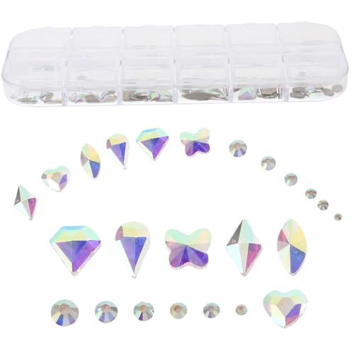 VALICLUD 1 Schachtel Diy Strasssteine Set für Nägel Hochwertige Nail Art Dekorationen Fächer für Kreative Designs für Bastelprojekte Handys und Mehr VALICLUD 1 Schachtel Diy Strasssteine Set für Nägel Hochwertige Nail Art Dekorationen Fächer für Kreative Designs für Bastelprojekte Handys und Mehr von VALICLUD