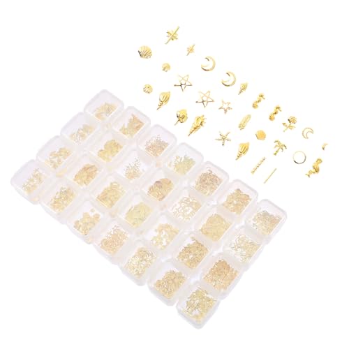 VALICLUD 1 Schachtel Fächer Nagelkunst Zubehör mit Filigranen Stern Mond charms Langlebige Maniküre Dekorationen für Bühne Party und Festliche Anlässe Sicher und Elegant für Fingernägel VALICLUD 1 Schachtel Fächer Nagelkunst Zubehör mit Filigranen Stern Mond charms Langlebige Maniküre Dekorationen für Bühne Party und Festliche Anlässe Sicher und Elegant für Fingernägel von VALICLUD