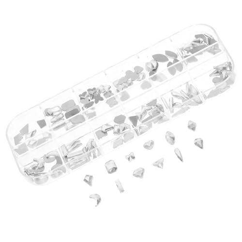 VALICLUD 1 Schachtel Glas Nageldiamanten Kleine Strasssteine für Nägel Langlebige Maniküre Charms DIY Nailart Schmuck Dekoration für Nagelpflege und Heimgebrauch VALICLUD 1 Schachtel Glas Nageldiamanten Kleine Strasssteine für Nägel Langlebige Maniküre Charms DIY Nailart Schmuck Dekoration für Nagelpflege und Heimgebrauch von VALICLUD