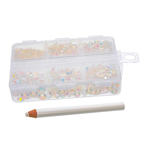 VALICLUD 1 Schachtel Nagelsticker Diamantschmuck Nägel Verzierungen für das Handwerk Wohnung Nagelkunst Strasssteine Edelsteine Gold Nagelsteine Nagel Charme Handwerksbedarf Harz Weiß VALICLUD 1 Schachtel Nagelsticker Diamantschmuck Nägel Verzierungen für das Handwerk Wohnung Nagelkunst Strasssteine Edelsteine Gold Nagelsteine Nagel Charme Handwerksbedarf Harz Weiß von VALICLUD