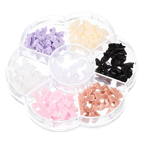 VALICLUD 1 Schachtel Nail Charms Set mit Schleifen und Perlen DIY Nagelkunst Dekoration für Kreative Maniküre Bunte Perlen Leicht Vielseitig und Ansprechend für Besondere Anlässe VALICLUD 1 Schachtel Nail Charms Set mit Schleifen und Perlen DIY Nagelkunst Dekoration für Kreative Maniküre Bunte Perlen Leicht Vielseitig und Ansprechend für Besondere Anlässe von VALICLUD