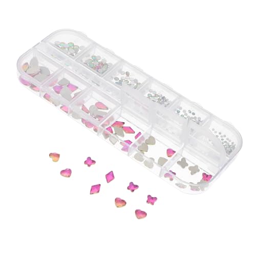 VALICLUD 1 Schachtel Nail Resin Diamanten Fächer Box mit Bunten DIY Nagel Schmucksteinen aus Leichtem Harz Sichere Nail Art Dekorationen für Kreative Maniküre und Strahlende VALICLUD 1 Schachtel Nail Resin Diamanten Fächer Box mit Bunten DIY Nagel Schmucksteinen aus Leichtem Harz Sichere Nail Art Dekorationen für Kreative Maniküre und Strahlende von VALICLUD