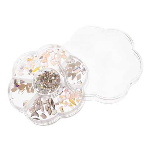 VALICLUD 1 Schachtel Rhinestone Nail Charms Fächer Box Unregelmäßige Bunte Nageldekoration für Frauen Vielseitiger Nagelschmuck für Kreative Nail Art Designs VALICLUD 1 Schachtel Rhinestone Nail Charms Fächer Box Unregelmäßige Bunte Nageldekoration für Frauen Vielseitiger Nagelschmuck für Kreative Nail Art Designs von VALICLUD