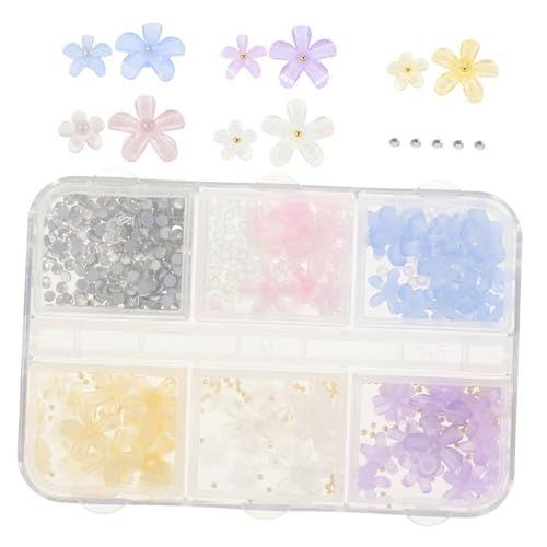 VALICLUD 1 Schachtel Strassnagelschmuck Zucht Reiz Nägel Diy-zubehör Trendy Hochzeit Dekoration Nagel Diy Bunt Nail-art-stollen Für Nagelabziehbilder Mit Blumen Kristalle Plastik VALICLUD 1 Schachtel Strassnagelschmuck Zucht Reiz Nägel Diy-zubehör Trendy Hochzeit Dekoration Nagel Diy Bunt Nail-art-stollen Für Nagelabziehbilder Mit Blumen Kristalle Plastik von VALICLUD