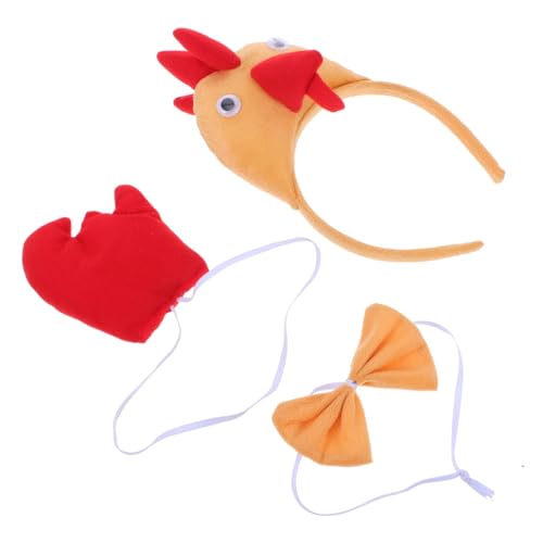 VALICLUD 1 Set Plüsch-huhn-stirnbänder Mit Fliege Und, party-haarband, Anzieh-partyzubehör Für, Erwachsene, Geburtstag VALICLUD 1 Set Plüsch-huhn-stirnbänder Mit Fliege Und, party-haarband, Anzieh-partyzubehör Für, Erwachsene, Geburtstag von VALICLUD