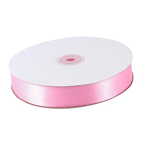 VALICLUD 1 Stück Hochzeitsband geschenkband ribbon verpackungen geburtstags DIY Blumen- Dekoration Bögen farbig Pastell DIY Band Geschenkbänder Seidenband Rosa von VALICLUD