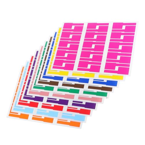 VALICLUD 10 Blatt Kabeletiketten Zum Beschriften Von Kabeletiketten, Kabelanhänger, Kabelbinder, Befestigung Für Kabelmanagement Und -kennzeichnung Für Elektronikcomputer VALICLUD 10 Blatt Kabeletiketten Zum Beschriften Von Kabeletiketten, Kabelanhänger, Kabelbinder, Befestigung Für Kabelmanagement Und -kennzeichnung Für Elektronikcomputer von VALICLUD