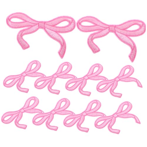 VALICLUD 10 Stück Kleine Rosa Schleifen Bügelflicken Bestickte Applikationen für Kleidung Jeans Hüte Jacken Rucksäcke DIY Patch für Mädchen VALICLUD 10 Stück Kleine Rosa Schleifen Bügelflicken Bestickte Applikationen für Kleidung Jeans Hüte Jacken Rucksäcke DIY Patch für Mädchen von VALICLUD