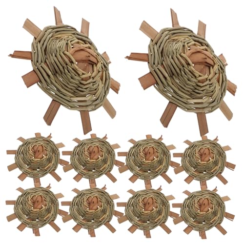 VALICLUD 10 Stück Miniatur Strohhüte Gewebte Puppenhüte für DIY Dekoration Kleine Hüte für Kreative Miniaturprojekte Haltbare und Dekorative Accessoires für Puppen und Landschaften VALICLUD 10 Stück Miniatur Strohhüte Gewebte Puppenhüte für DIY Dekoration Kleine Hüte für Kreative Miniaturprojekte Haltbare und Dekorative Accessoires für Puppen und Landschaften von VALICLUD