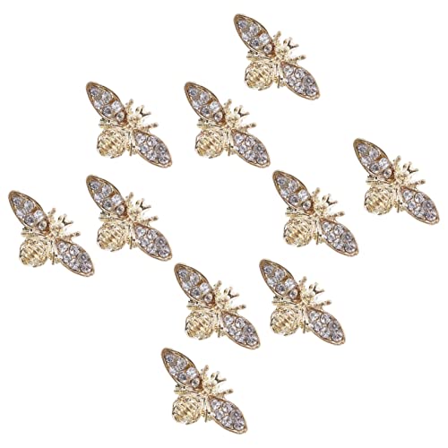 VALICLUD 10 Stück Retro Bienen Nagelschmuck Legierungs Charms für Kreative Nagelkunst für DIY Maniküre und Nageldesign für Anfänger und Profis VALICLUD 10 Stück Retro Bienen Nagelschmuck Legierungs Charms für Kreative Nagelkunst für DIY Maniküre und Nageldesign für Anfänger und Profis von VALICLUD