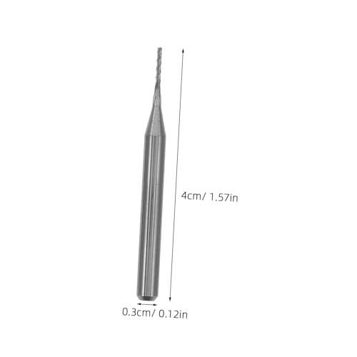 VALICLUD 10 Stück Teiliges Hartmetall-fräser Cnc Router Bits mit Schaft Präzise Gravur Fräswerkzeuge für Pcb Holzarbeiten und Metall Vielseitig Einsetzbar für Filigrane Schnitte von VALICLUD