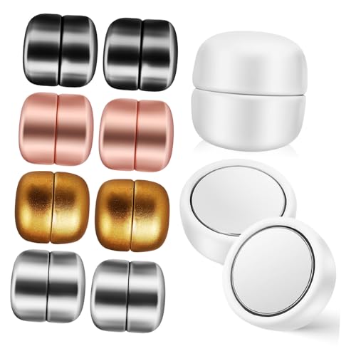 VALICLUD 10 Stück Teiliges Hijab Magnetset Mehrfarbige Langlebige Metall Schalspangen Nadellose Magnetische Verschlüsse Einfach Anzuwenden Kleidungsmagnete für Frauen von VALICLUD