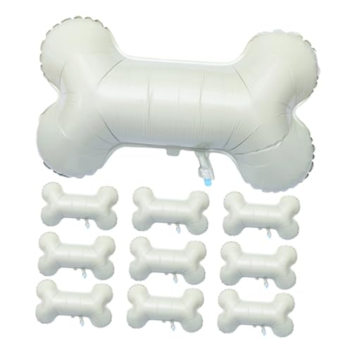 VALICLUD 10 Stück Teiliges Knochen Folienballons aus Aluminiumfolie Langlebig Schnell Aufblasbar Wiederverwendbar Sicher Große Knochenform für Haustier und Valentinstag Partydekoration VALICLUD 10 Stück Teiliges Knochen Folienballons aus Aluminiumfolie Langlebig Schnell Aufblasbar Wiederverwendbar Sicher Große Knochenform für Haustier und Valentinstag Partydekoration von VALICLUD