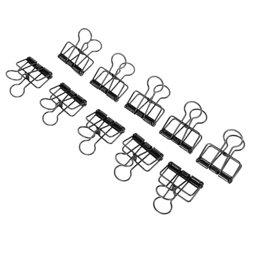 VALICLUD 10 Stück Teiliges Metall Binder Clips Mittlere Robuste Büroklammern aus Legiertem Starkes Halten für Dokumente Notizen Karten Vielseitige Papierklemmen für Bürobedarf VALICLUD 10 Stück Teiliges Metall Binder Clips Mittlere Robuste Büroklammern aus Legiertem Starkes Halten für Dokumente Notizen Karten Vielseitige Papierklemmen für Bürobedarf von VALICLUD