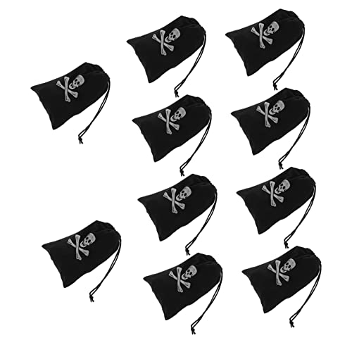 VALICLUD 10 Stück Teiliges Piraten Kordelzugbeutel für Halloween für Süßigkeiten und Kleine Gegenstände Vielseitige Aufbewahrungstaschen für Praktisch und Leicht zu Öffnen Schließen für VALICLUD 10 Stück Teiliges Piraten Kordelzugbeutel für Halloween für Süßigkeiten und Kleine Gegenstände Vielseitige Aufbewahrungstaschen für Praktisch und Leicht zu Öffnen Schließen für von VALICLUD
