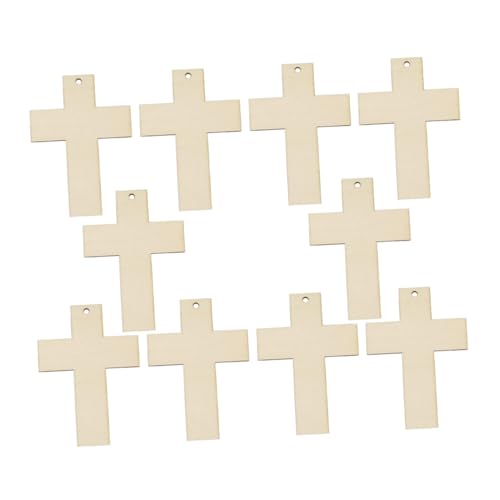 VALICLUD 10 Stück Unbehandelte Holzkreuz Anhänger aus Stabilem Holz Glatte Oberfläche Vielseitig für DIY Bastelprojekte Malspaß Dekorative Holzornamente für Kreative Gestaltung VALICLUD 10 Stück Unbehandelte Holzkreuz Anhänger aus Stabilem Holz Glatte Oberfläche Vielseitig für DIY Bastelprojekte Malspaß Dekorative Holzornamente für Kreative Gestaltung von VALICLUD