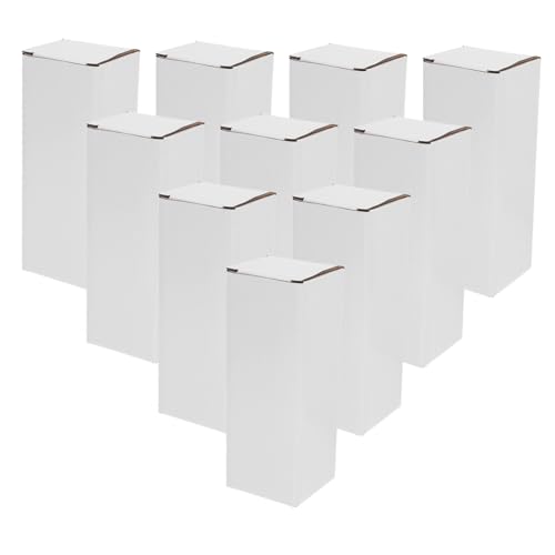 VALICLUD 10 Stück Wellpapp Versandkartons Stabile Dreilagige Verpackungsboxen aus Beschichteter Wellpappe Platzsparend Vielseitig für Private und Gewerbliche Nutzung Moderne Optik von VALICLUD