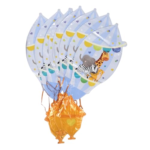 VALICLUD 10 Stücke Praktische Aluminium-babyparty-filmballons Heißluftballon-dekorationen Babyparty-ballons Für Die Verwendung Mit Geburtstagsparty von VALICLUD