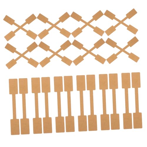 VALICLUD 100 Blatt Etikettenpapier Leere Aufkleber für Schmuckpreisbeschriftungen Praktische Anhänger für Ringe und Andere Schmuckstücke und Beschreibbar von VALICLUD