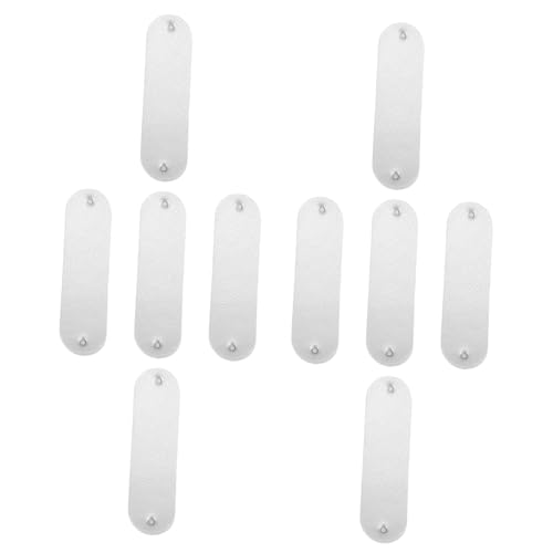 VALICLUD 100 Stück DIY PU Lederetiketten zum Annähen Blanko Zweilochige Kleidung Hut Labels Robuste Handgemachte Jeans und Kinderbekleidungsdeko Graue Indentation Tags VALICLUD 100 Stück DIY PU Lederetiketten zum Annähen Blanko Zweilochige Kleidung Hut Labels Robuste Handgemachte Jeans und Kinderbekleidungsdeko Graue Indentation Tags von VALICLUD