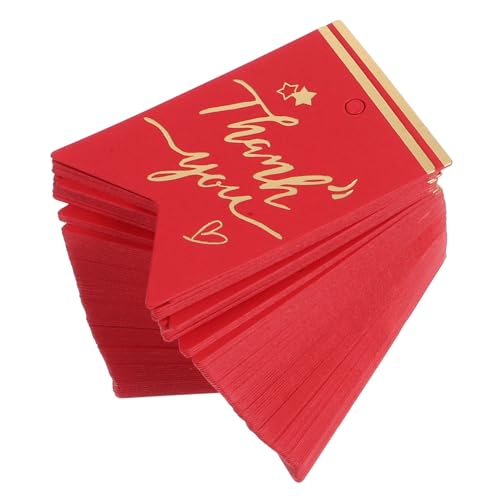 VALICLUD 100 Stück Geschenkverpackungsanhänger Dankeschön-Geburtstags-Tags Geschenkanhänger für Partys Geschenketiketten für Partys Geburtstage Dankeschön-Tags Papier rot VALICLUD 100 Stück Geschenkverpackungsanhänger Dankeschön-Geburtstags-Tags Geschenkanhänger für Partys Geschenketiketten für Partys Geburtstage Dankeschön-Tags Papier rot von VALICLUD