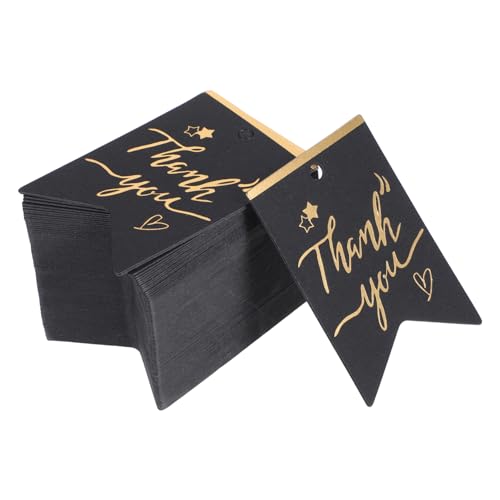 VALICLUD 100 Stück Geschenkverpackungsbezeichnungen dekorative Geschenkanhänger exquisite Geschenketiketten dekorative Dankeschön-Tags Danke Tags Babyparty Papier Black VALICLUD 100 Stück Geschenkverpackungsbezeichnungen dekorative Geschenkanhänger exquisite Geschenketiketten dekorative Dankeschön-Tags Danke Tags Babyparty Papier Black von VALICLUD