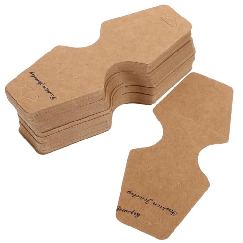 VALICLUD 100 Stück Halsketten Karten aus Langlebigem PVC Leicht und Bruchfest mit Praktischem Aufhängeloch Geeignet für Ohrringe und Halsketten für Schmuck Display und DIY Verpackung VALICLUD 100 Stück Halsketten Karten aus Langlebigem PVC Leicht und Bruchfest mit Praktischem Aufhängeloch Geeignet für Ohrringe und Halsketten für Schmuck Display und DIY Verpackung von VALICLUD