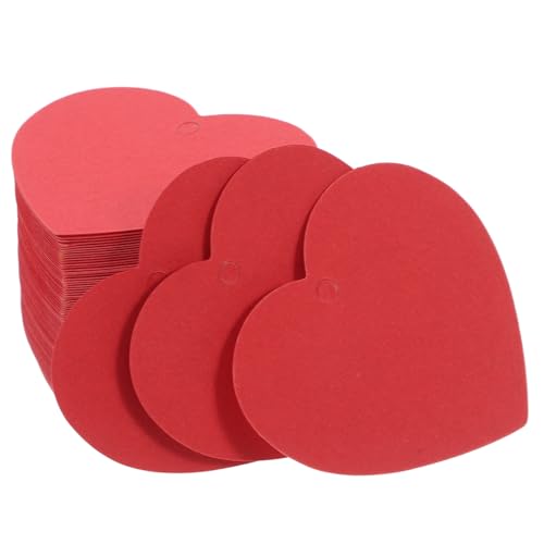 VALICLUD 100 Stück Herzkarton Frohe Feiertags-Tags Valentinstag-Tags Herzform Ornamente Valentinstag-Herzkäfig Herzausschnitte Herz-Tags hängende Tags Papier rot VALICLUD 100 Stück Herzkarton Frohe Feiertags-Tags Valentinstag-Tags Herzform Ornamente Valentinstag-Herzkäfig Herzausschnitte Herz-Tags hängende Tags Papier rot von VALICLUD