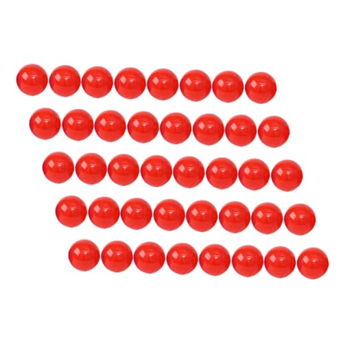 VALICLUD 100 Stück Öffbare und Nahtlose Raffle Kugeln in Rot Befüllbare Partyspielbälle Requisiten für Gewinnspiele und Festliche Events von VALICLUD