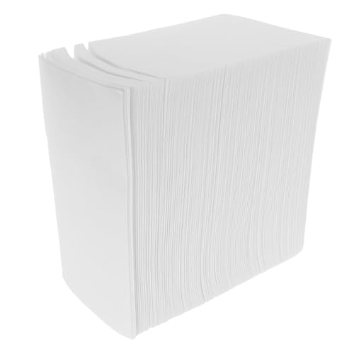 VALICLUD 100 Stück Papierserviette Gästehandtücher Für Badezimmer Getränkeservietten Restaurantservietten Gästehandtücher Aus Papier Gasttücher Papierhandtücher Für Das Badezimmer Weiß von VALICLUD