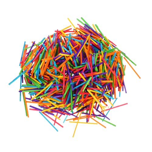VALICLUD 1000 Stück Kleine Bastelstäbe: Holzstreichhölzer Zum Selbermachen, Passende Bastelstäbchen Für Kinder Und Erwachsene, Basteln, Kunst, Kinderprojekte von VALICLUD
