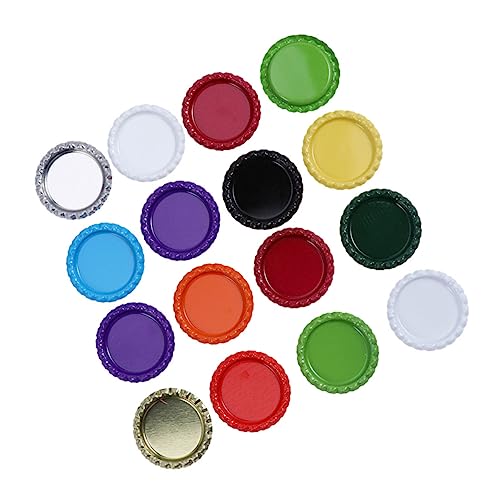 VALICLUD 100Stücke Farbige Kronkorken für DIY Bastelprojekte ohne Ring für Armbänder und Schmuckherstellung Zufällige Farben VALICLUD 100Stücke Farbige Kronkorken für DIY Bastelprojekte ohne Ring für Armbänder und Schmuckherstellung Zufällige Farben von VALICLUD