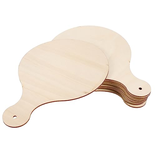 VALICLUD 10Stücke DIY Runde Holz Schneidebretter mit Griff Unvollendete Holzplatten für Bastelprojekte Gestalten Servieren VALICLUD 10Stücke DIY Runde Holz Schneidebretter mit Griff Unvollendete Holzplatten für Bastelprojekte Gestalten Servieren von VALICLUD