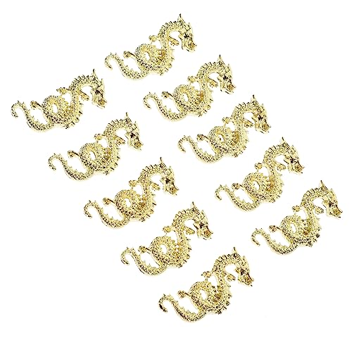 VALICLUD 10Stücke Drachen Nagelcharm Metall Nageldekorationen für Maniküre für DIY oder Professionelle Anwendungen Langlebige Legierungsmaterialien VALICLUD 10Stücke Drachen Nagelcharm Metall Nageldekorationen für Maniküre für DIY oder Professionelle Anwendungen Langlebige Legierungsmaterialien von VALICLUD