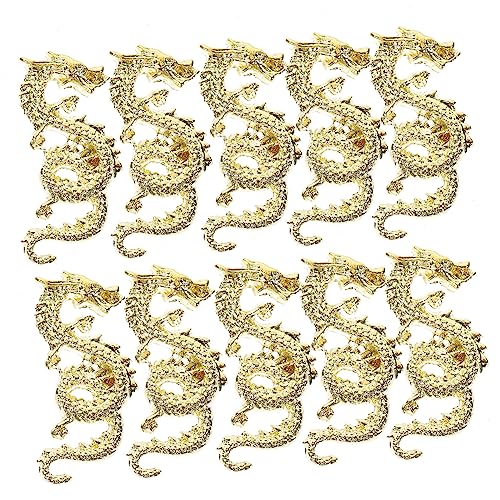 VALICLUD 10Stücke Nagelcharm Dragon Design Metallische Nagelkunst Deko mit Kleinen Edelsteinen für DIY Maniküre und Professionelle Salons für Besondere Anlässe VALICLUD 10Stücke Nagelcharm Dragon Design Metallische Nagelkunst Deko mit Kleinen Edelsteinen für DIY Maniküre und Professionelle Salons für Besondere Anlässe von VALICLUD