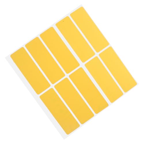 VALICLUD 10Stücke Selbstklebende Standortetiketten für Tischplatten Präzise Markierung Langlebige Haftung DIY Bastelzubehör zur Arbeitsplatzorganisation von VALICLUD