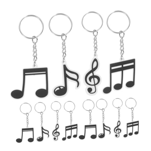 VALICLUD 12 Stück Musiknote Schlüsselanhänger PVC Retro Schlüsselringe für Geburtstagsfeiern Partygeschenke für Musikliebhaber Vielseitig Einsetzbar für Tanzveranstaltungen VALICLUD 12 Stück Musiknote Schlüsselanhänger PVC Retro Schlüsselringe für Geburtstagsfeiern Partygeschenke für Musikliebhaber Vielseitig Einsetzbar für Tanzveranstaltungen von VALICLUD