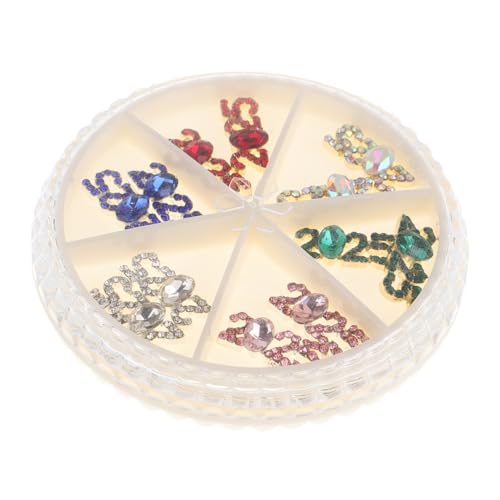 VALICLUD 12 Stück Nagelschmuck Mini Charms für Nail Art Dekorationen DIY Fingernagel Zubehör Funkelnde Glitzer Accessoires für Nageldesigns VALICLUD 12 Stück Nagelschmuck Mini Charms für Nail Art Dekorationen DIY Fingernagel Zubehör Funkelnde Glitzer Accessoires für Nageldesigns von VALICLUD