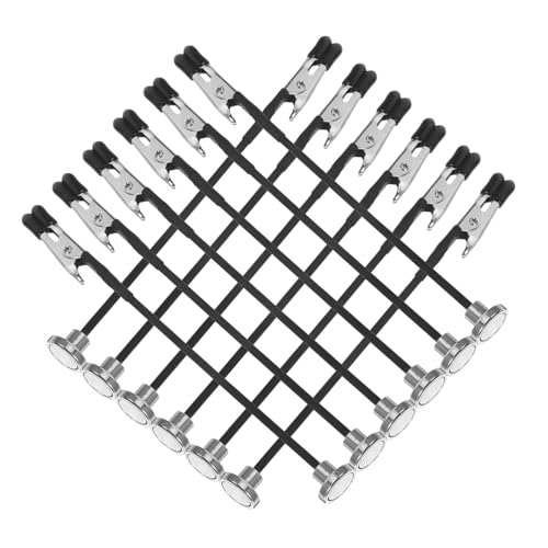 VALICLUD 12 Stück Teiliges Alligator Clip mit Magnetischer Biegsamer Basis Rutschfestem Tischkartenhalter Weichem Gummikopf Verstellbarem Displayständer für Modellmalerei und Preisschilder VALICLUD 12 Stück Teiliges Alligator Clip mit Magnetischer Biegsamer Basis Rutschfestem Tischkartenhalter Weichem Gummikopf Verstellbarem Displayständer für Modellmalerei und Preisschilder von VALICLUD