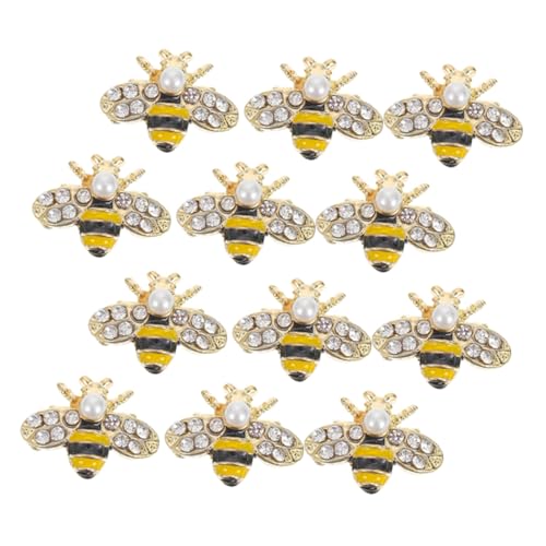 VALICLUD 12 Stück Teiliges Bienen Nagel charms aus Langlebiger Legierung Kreative DIY Nail Art Verzierungen Kindersicher und Vielseitig für Nageldesign Geschenk für Nail Art Liebhaber VALICLUD 12 Stück Teiliges Bienen Nagel charms aus Langlebiger Legierung Kreative DIY Nail Art Verzierungen Kindersicher und Vielseitig für Nageldesign Geschenk für Nail Art Liebhaber von VALICLUD