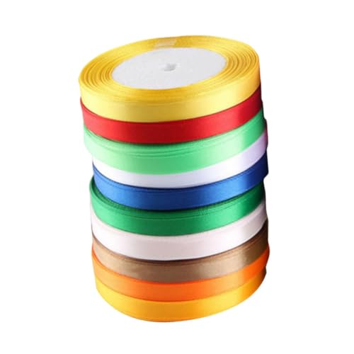 VALICLUD 12 Stück Teiliges Breites Satin Geschenkband aus Polyester Dekoratives Schleifenband für Hochzeitsfeiern Partydekorationen und DIY Bastelarbeiten Farblich Zufällige Farbe VALICLUD 12 Stück Teiliges Breites Satin Geschenkband aus Polyester Dekoratives Schleifenband für Hochzeitsfeiern Partydekorationen und DIY Bastelarbeiten Farblich Zufällige Farbe von VALICLUD