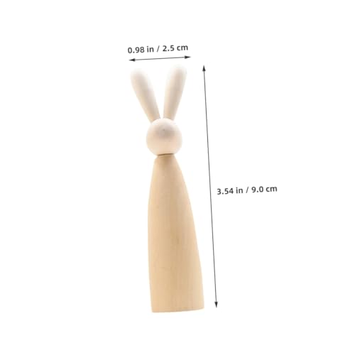 VALICLUD 12 Stück Teiliges Holzhasen Set Unbemalte Spielfiguren aus Holz für DIY Bastelprojekte Kleine Natürliche Holzpuppen zum Bemalen Kreative Ostern Dekoration Glatte Oberfläche VALICLUD 12 Stück Teiliges Holzhasen Set Unbemalte Spielfiguren aus Holz für DIY Bastelprojekte Kleine Natürliche Holzpuppen zum Bemalen Kreative Ostern Dekoration Glatte Oberfläche von VALICLUD
