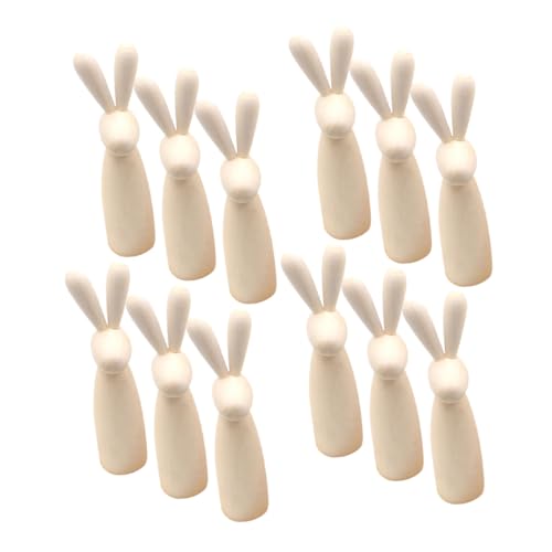 VALICLUD 12 Stück Teiliges Set Holzfiguren Osterhasenkopf aus Glattem Sicherem Holz für Kreative DIY Bastelprojekte Unbemalt Robuste Spielfiguren für Osterdeko und Familienaktivitäten VALICLUD 12 Stück Teiliges Set Holzfiguren Osterhasenkopf aus Glattem Sicherem Holz für Kreative DIY Bastelprojekte Unbemalt Robuste Spielfiguren für Osterdeko und Familienaktivitäten von VALICLUD